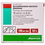 Аскорбиновая кислота р-р д/ин. 10% амп. 2 мл №10