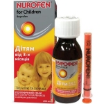 Нурофен для детей сусп. 100 мг/5 мл фл. 200 мл, клубника