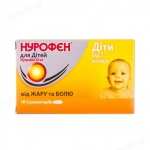 Нурофен для детей супп. рект. 60 мг №10
