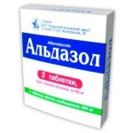 Альдазол табл. п/о 400 мг №3